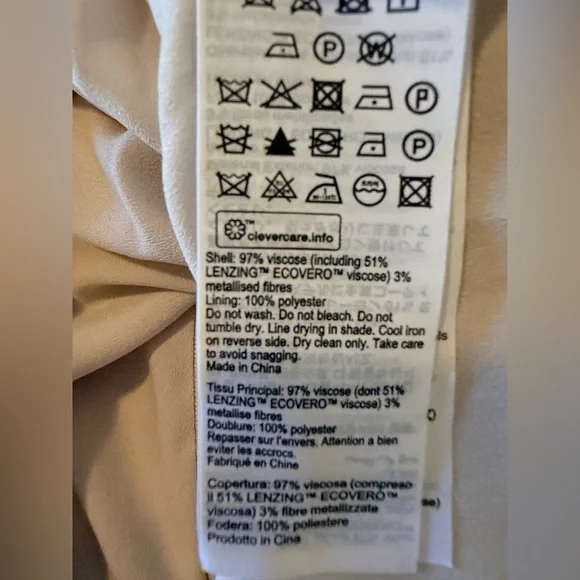 AllSaints Caylan Iris Mini Dress. Size 4 - Picture 6 of 6